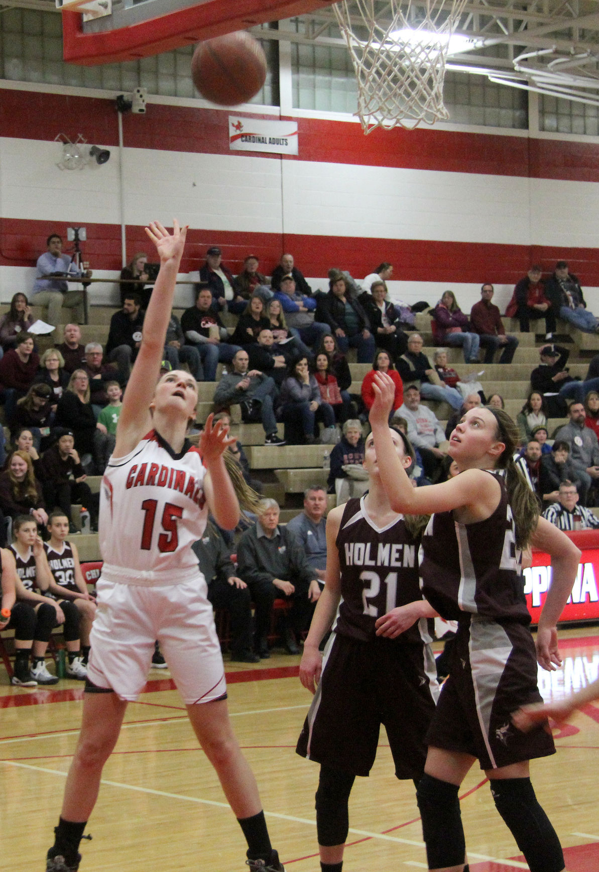 Holmen at Chi-Hi girls basketball 1-2-18